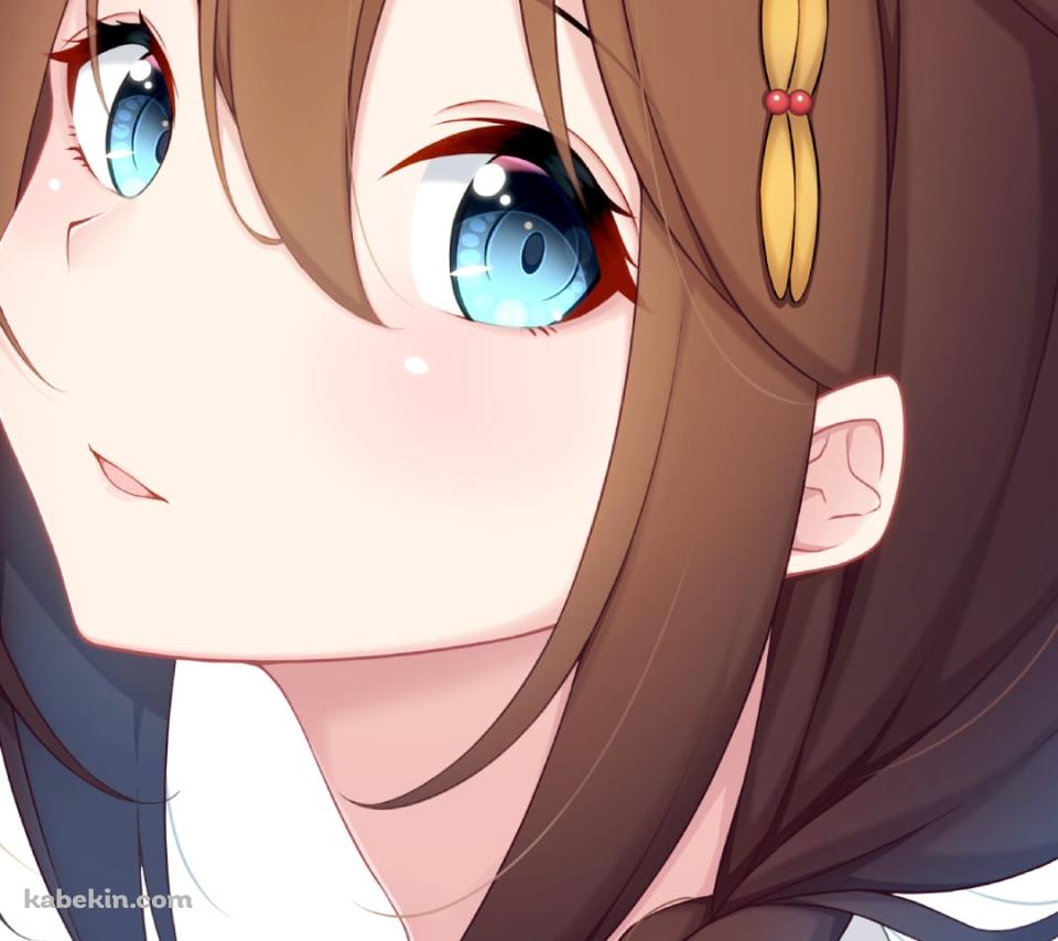 澄んだ瞳でこちらを見つめる時雨 / 艦隊これくしょん / 艦これのAndroidの壁紙(960px x 854px) スマホ用