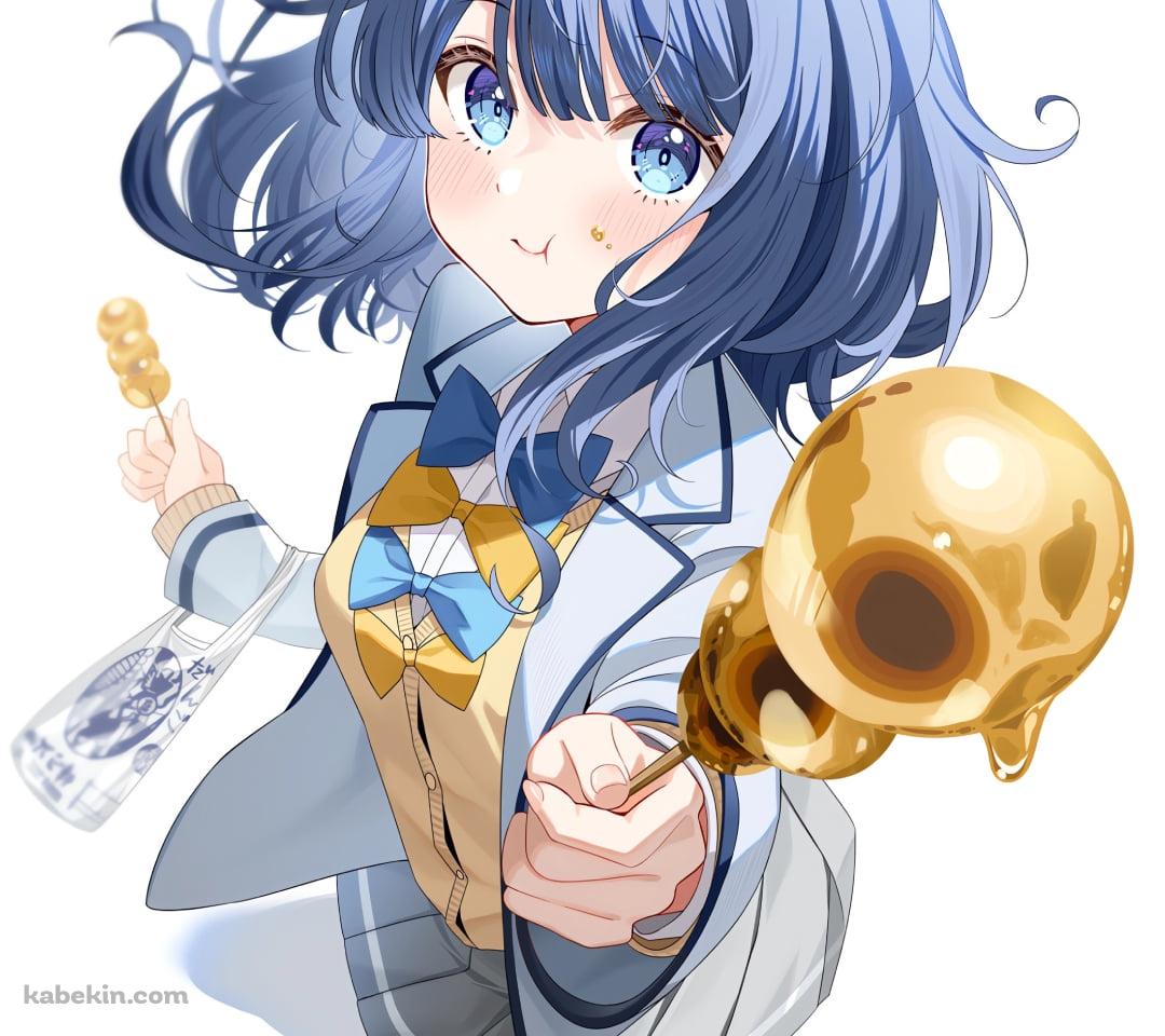 みたらし団子を差し出す八奈見杏菜 / 負けヒロインが多すぎる!のAndroidの壁紙(1080px x 960px) スマホ用