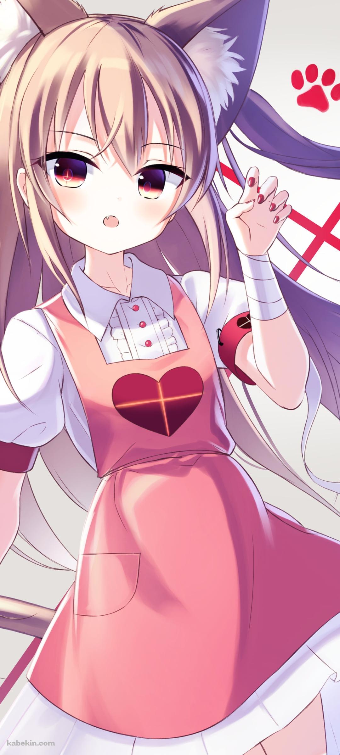 左手でポーズを取る名取さな / バーチャルYouTuberのAndroidの壁紙(1080px x 2400px) スマホ用