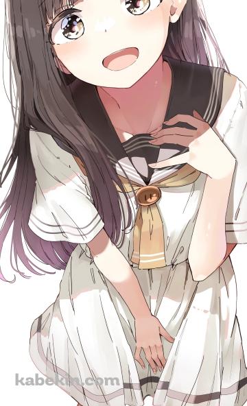 制服を着た可愛い温水佳樹 / 負けヒロインが多すぎる!のAndroidの壁紙(360px x 592px) スマホ用