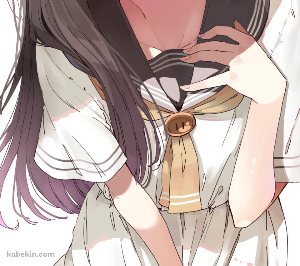 制服を着た可愛い温水佳樹 / 負けヒロインが多すぎる!のAndroidの壁紙(960px x 854px) スマホ用