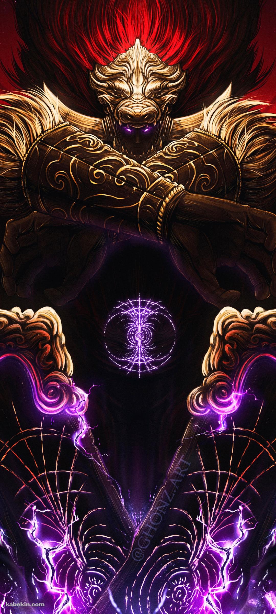 2つの大剣とスタースカージ・ラーダーン / エルデンリングのAndroidの壁紙(1080px x 2400px) スマホ用