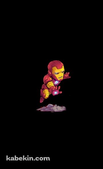 ジャンプするアイアンマン / ミニマルのAndroidの壁紙(360px x 592px) スマホ用
