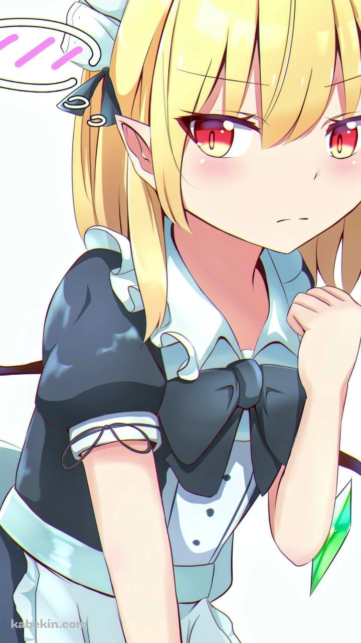 恥ずかしそうなフランドール・スカーレット / 東方のAndroidの壁紙(720px x 1280px) スマホ用