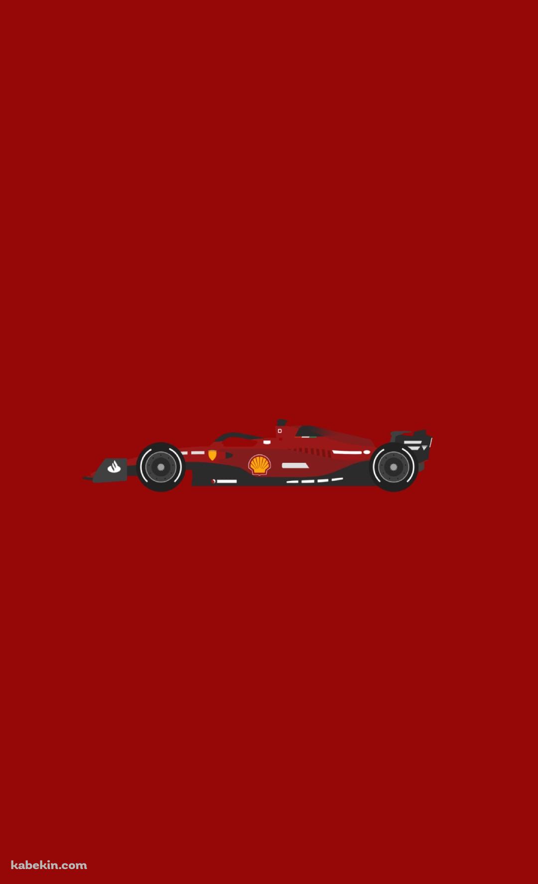 赤いF1カー / ミニマルのAndroidの壁紙(1080px x 1776px) スマホ用