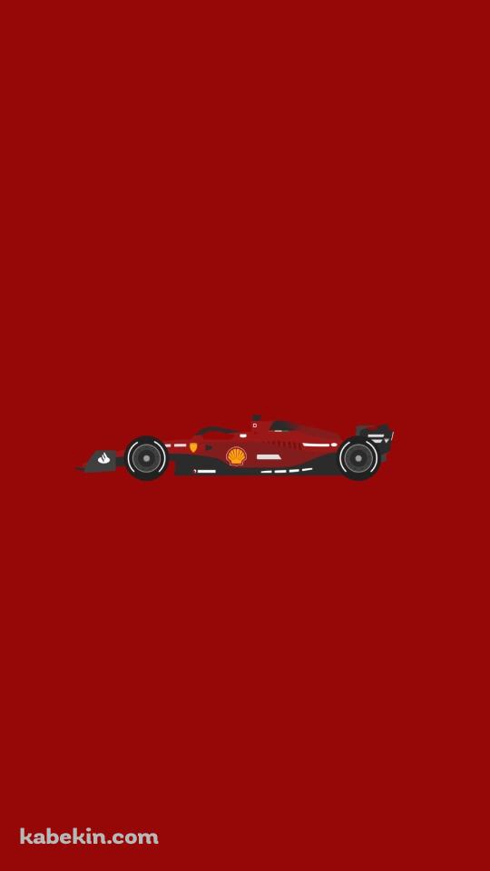 赤いF1カー / ミニマルのAndroidの壁紙(540px x 960px) スマホ用