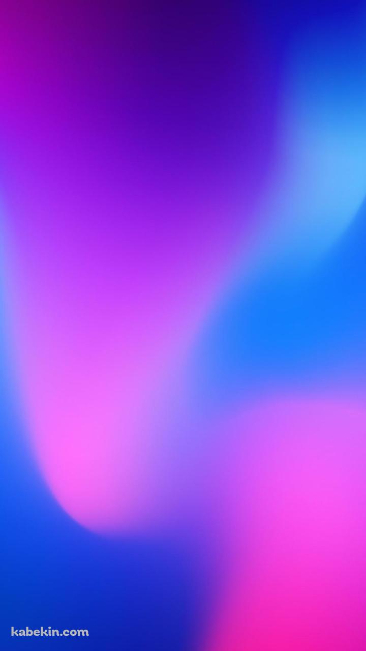 混ざりあう青と紫のテクスチャーのAndroidの壁紙(720px x 1280px) スマホ用