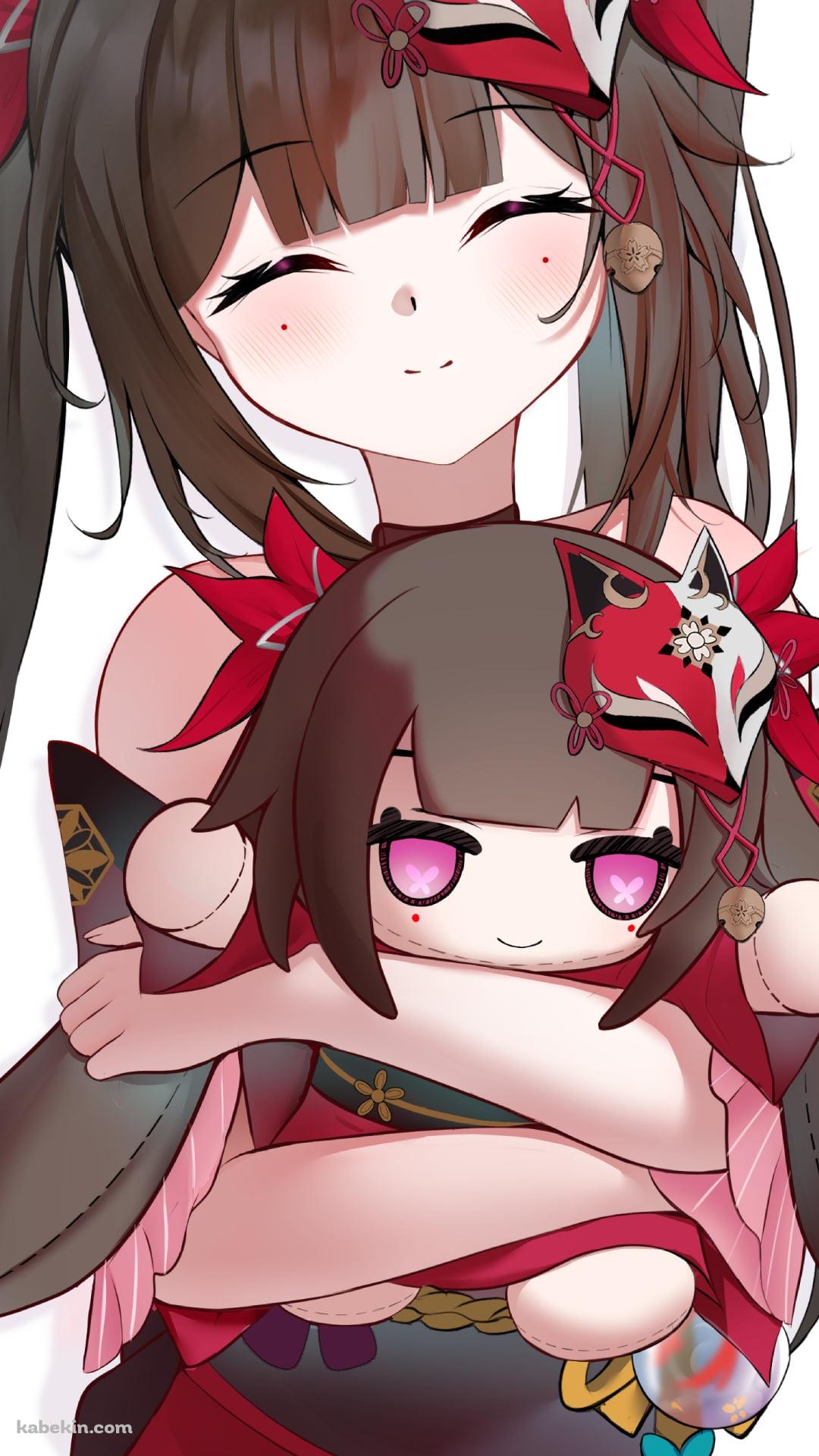 お人形を抱き微笑む花火 / 崩壊:スターレイルのAndroidの壁紙(1080px x 1920px) スマホ用