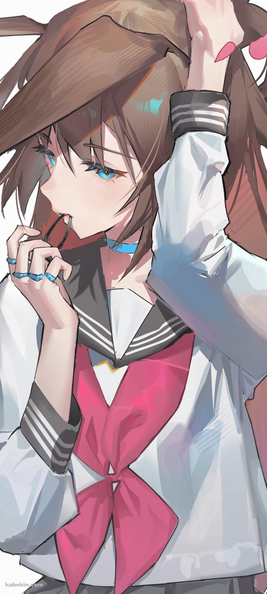 髪の毛を結わくアーミヤ / アークナイツのAndroidの壁紙(1080px x 2400px) スマホ用