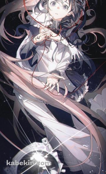 宇宙で身を寄せる暁美ほむらと鹿目まどか / アルティメットまどか / 魔法少女まどか☆マギカのAndroidの壁紙(360px x 592px) スマホ用
