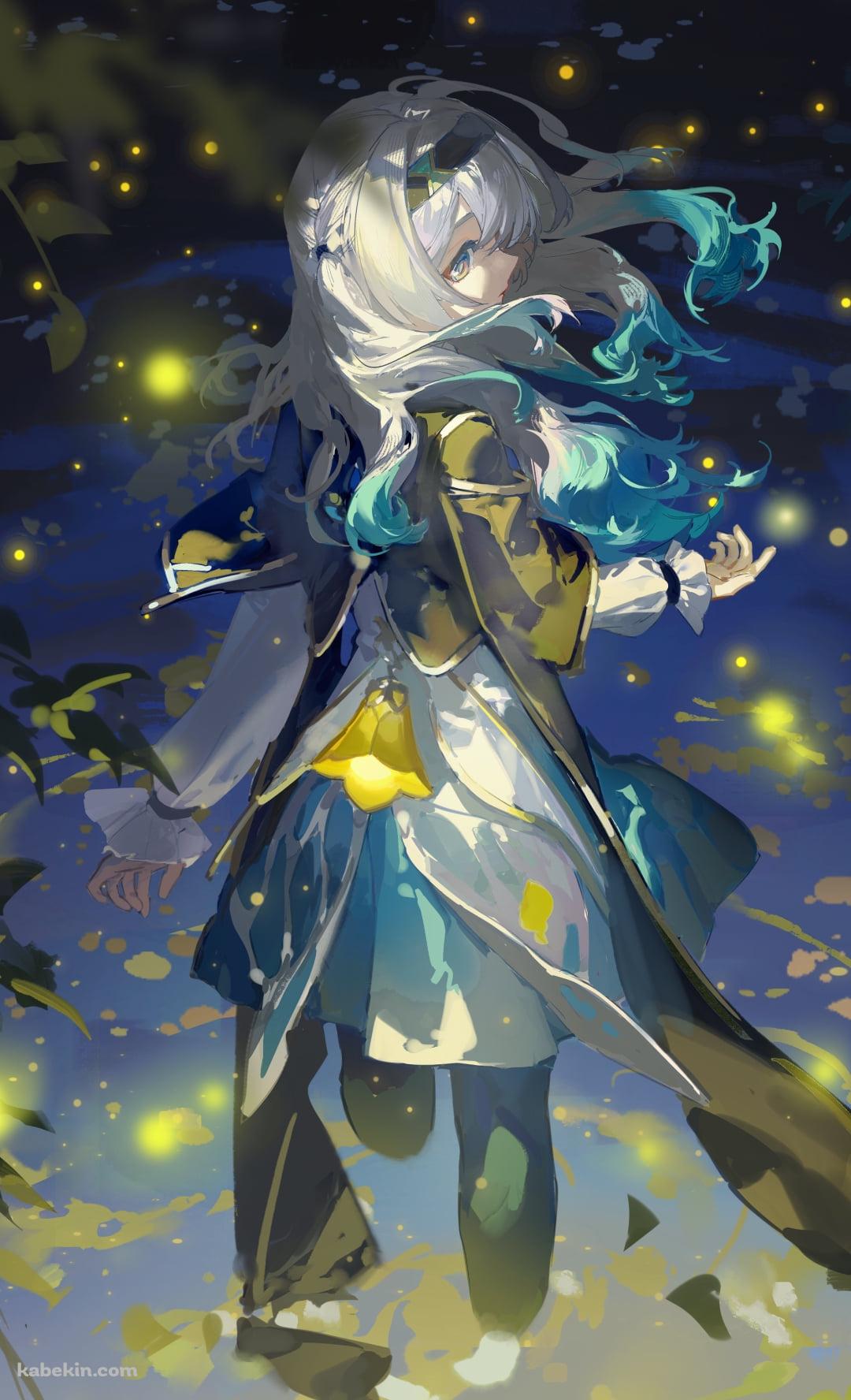 振り向きこちらを見つめるホタル / 崩壊:スターレイルのAndroidの壁紙(1080px x 1776px) スマホ用