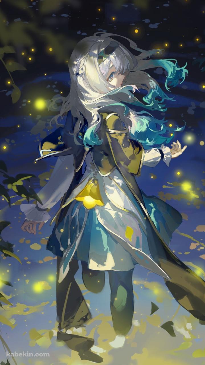 振り向きこちらを見つめるホタル / 崩壊:スターレイルのAndroidの壁紙(720px x 1280px) スマホ用