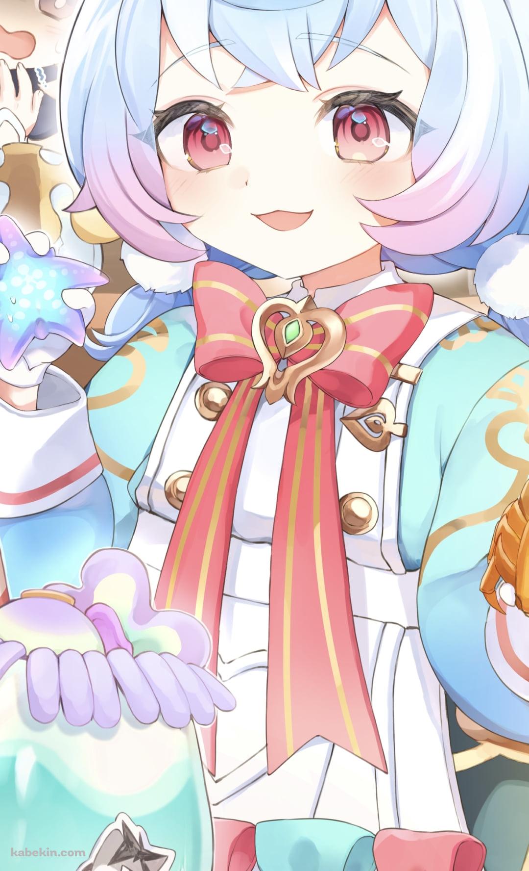 ヒトデを持つ可愛いシグウィン / 原神のAndroidの壁紙(1080px x 1776px) スマホ用