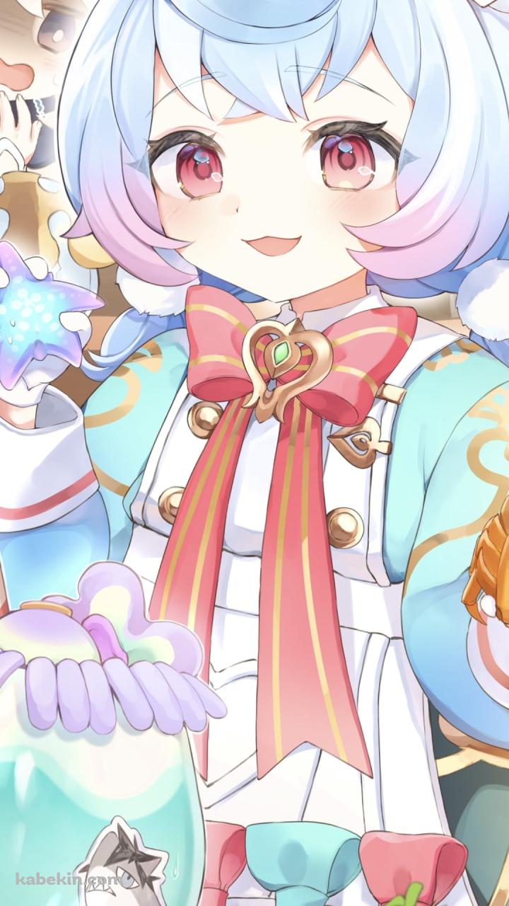 ヒトデを持つ可愛いシグウィン / 原神のAndroidの壁紙(720px x 1280px) スマホ用