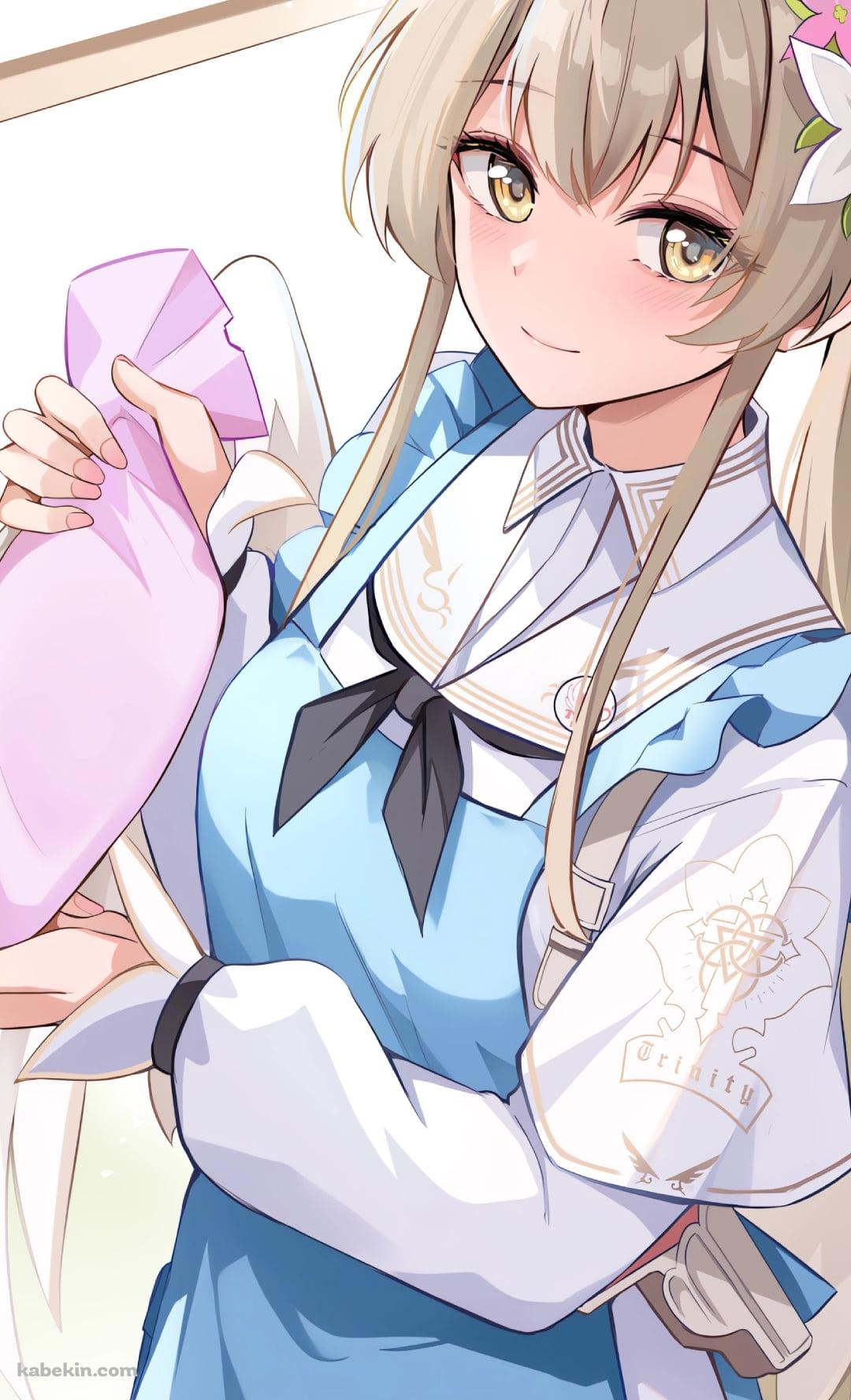 ケーキ作りをする桐藤ナギサ / ブルーアーカイブのAndroidの壁紙(1080px x 1776px) スマホ用