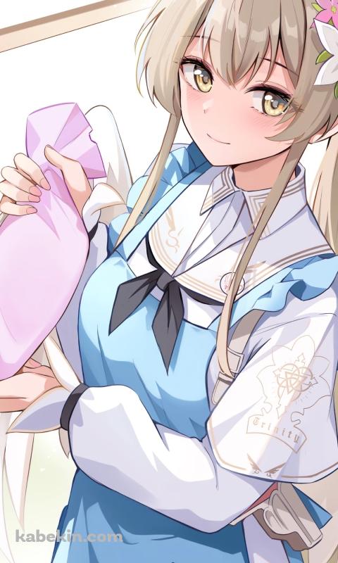 ケーキ作りをする桐藤ナギサ / ブルーアーカイブのAndroidの壁紙(480px x 800px) スマホ用
