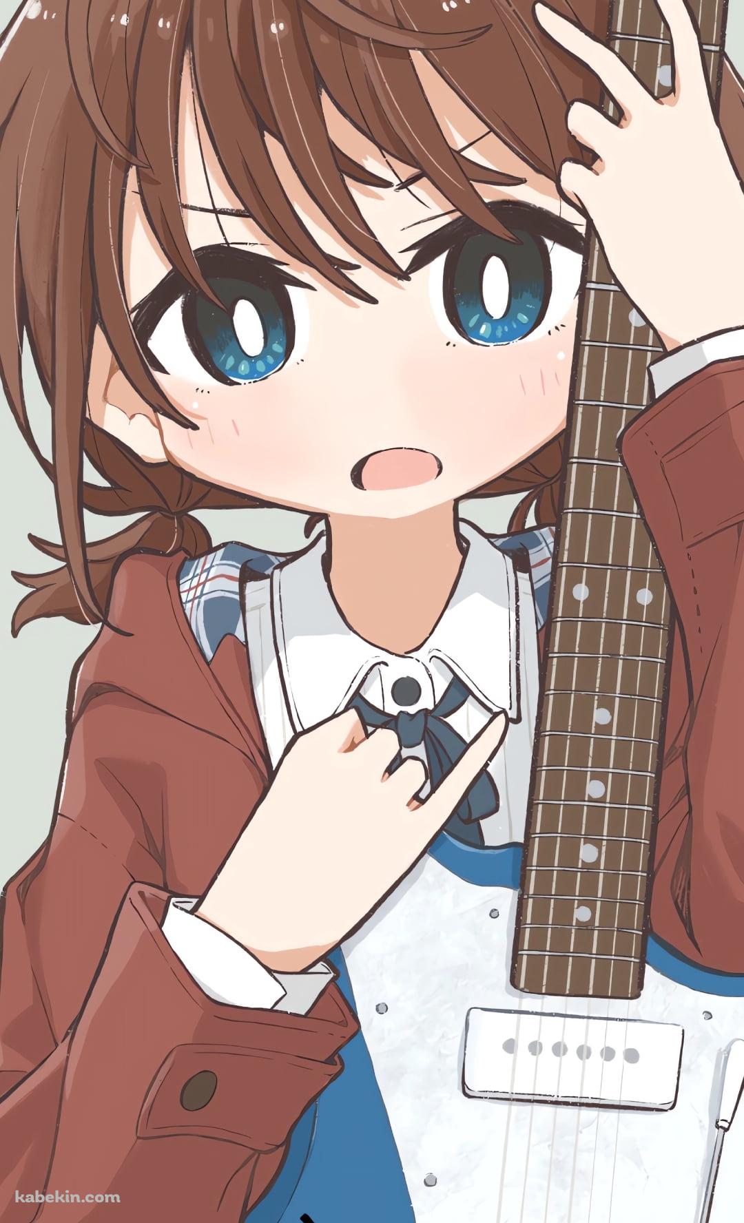 青いギターを持つ井芹仁菜 / ガールズバンドクライのAndroidの壁紙(1080px x 1776px) スマホ用