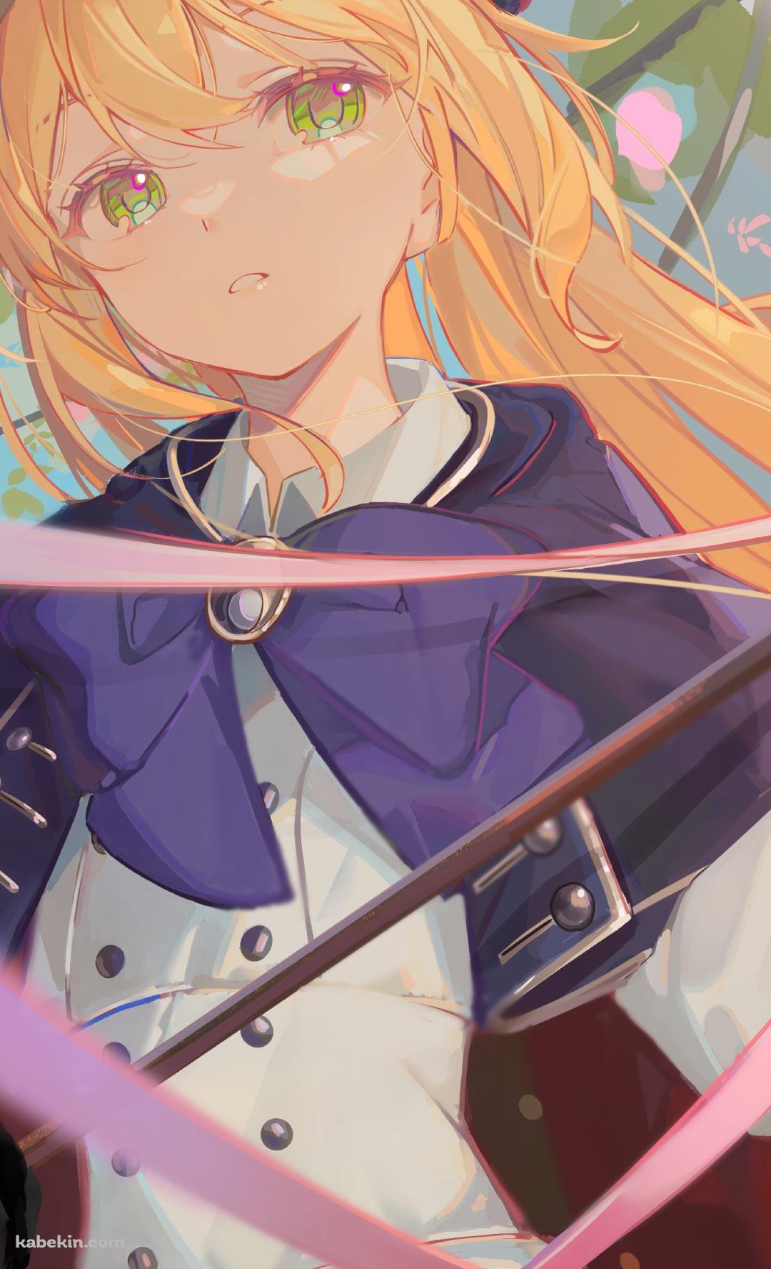 ベレー帽を被った可愛いアルトリア・ペンドラゴン / アルトリア・キャスター / FateのAndroidの壁紙(1080px x 1776px) スマホ用