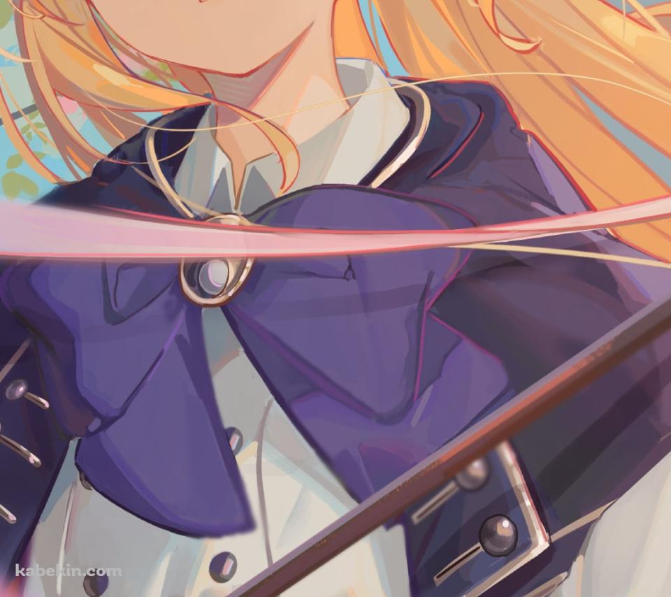 ベレー帽を被った可愛いアルトリア・ペンドラゴン / アルトリア・キャスター / FateのAndroidの壁紙(960px x 854px) スマホ用