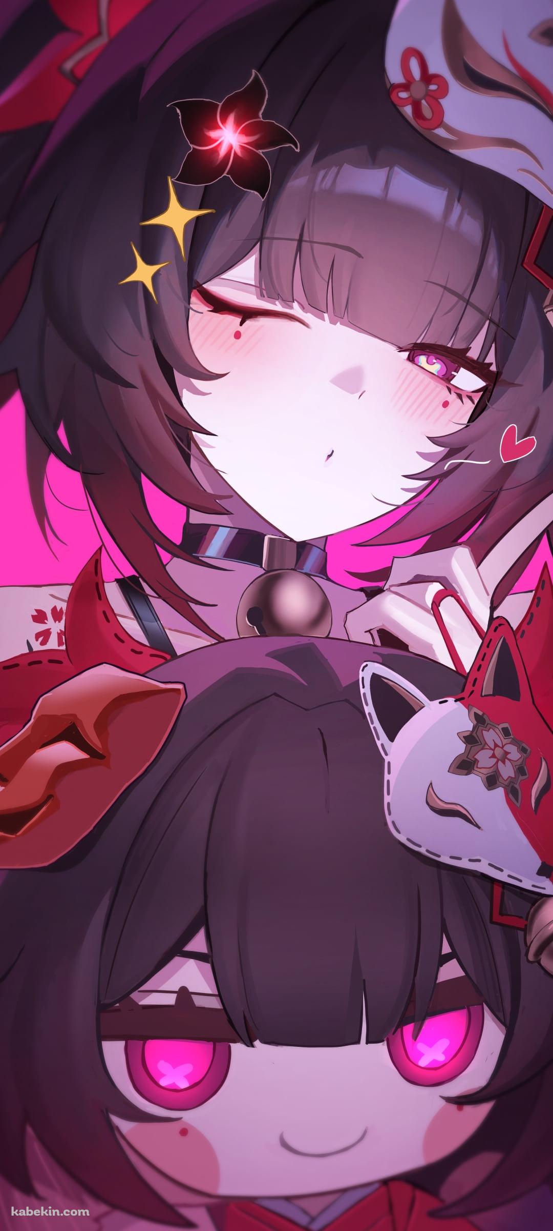 ウィンクして投げキッスをする花火 / 崩壊:スターレイルのAndroidの壁紙(1080px x 2400px) スマホ用