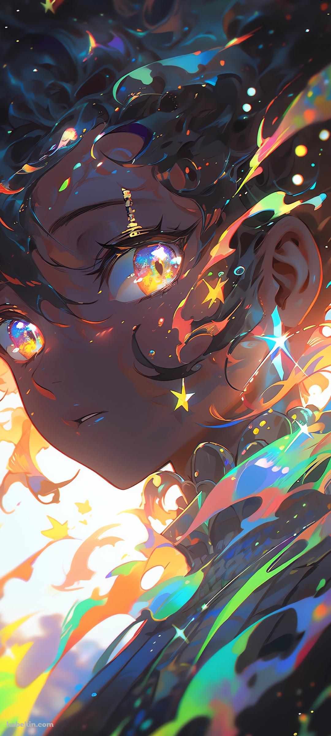 キラキラした瞳でこちらを見つめる女性のAndroidの壁紙(1080px x 2400px) スマホ用