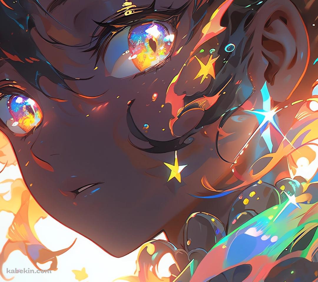 キラキラした瞳でこちらを見つめる女性のAndroidの壁紙(1080px x 960px) スマホ用