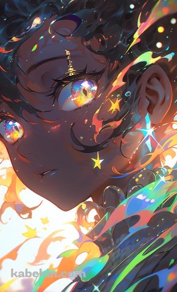 キラキラした瞳でこちらを見つめる女性のAndroidの壁紙(360px x 592px) スマホ用