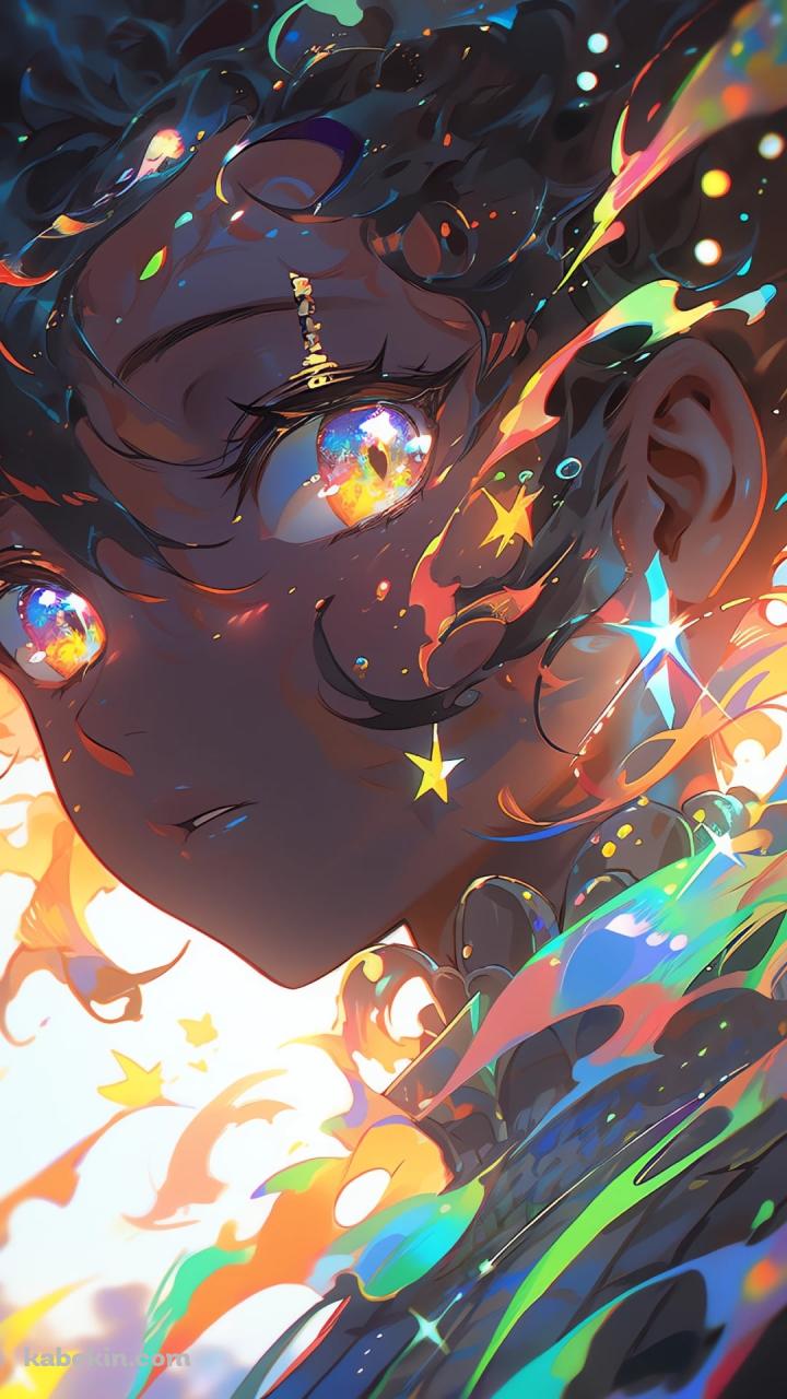 キラキラした瞳でこちらを見つめる女性のAndroidの壁紙(720px x 1280px) スマホ用