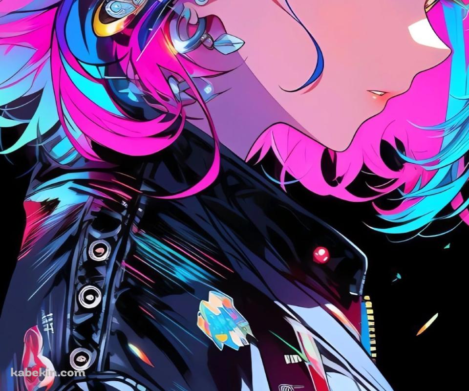 こちらを見つめる黒いジャケットを着た女性のAndroidの壁紙(960px x 800px) スマホ用