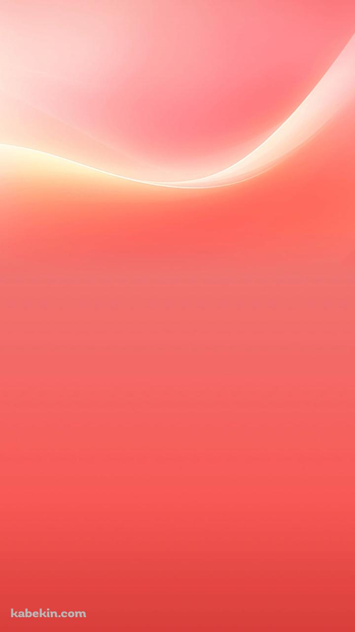 ピンクのグラデーション / 光る波形のAndroidの壁紙(720px x 1280px) スマホ用