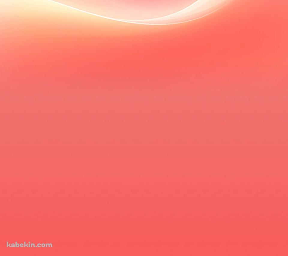 ピンクのグラデーション / 光る波形のAndroidの壁紙(960px x 854px) スマホ用