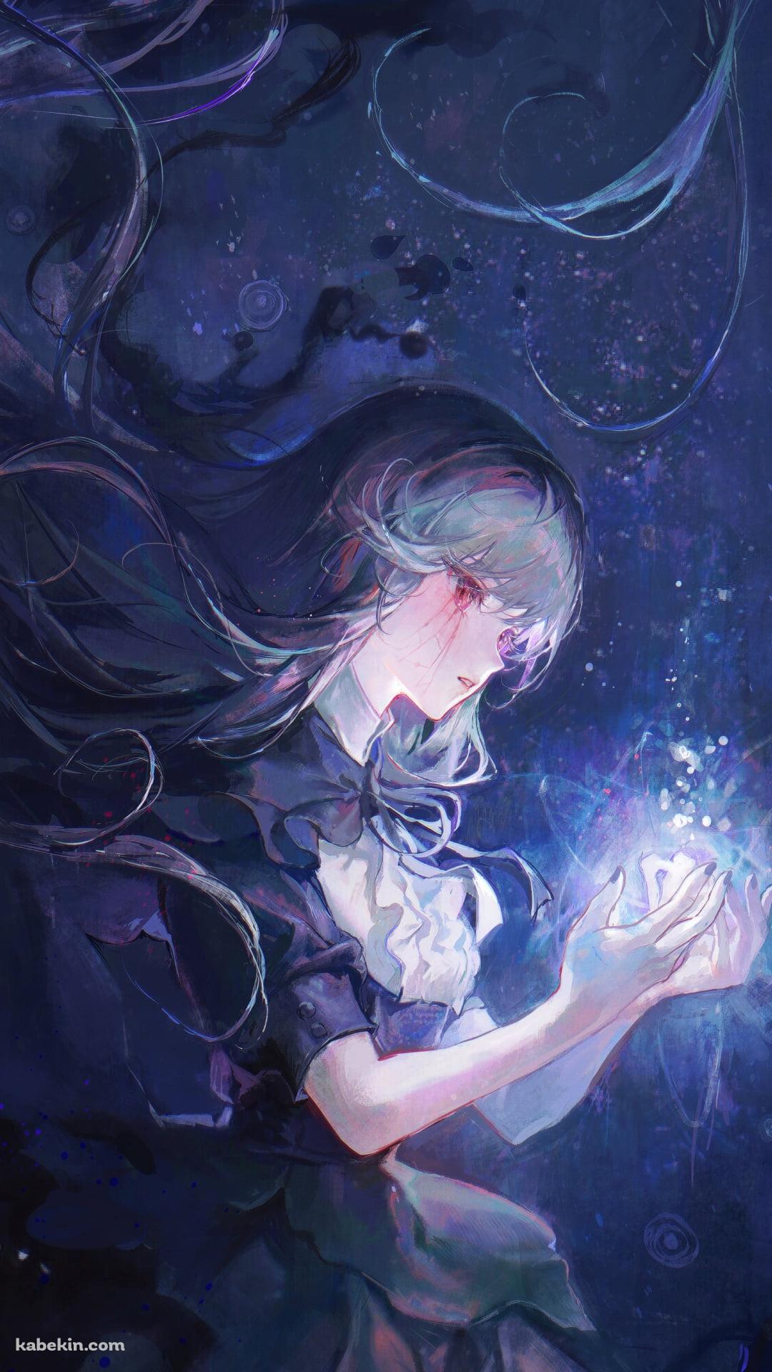掌の魔法を見る暁美ほむら / 魔法少女まどか☆マギカのAndroidの壁紙(1080px x 1920px) スマホ用