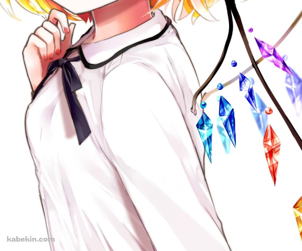 振り返る可愛いフランドール・スカーレット / 東方のAndroidの壁紙(960px x 800px) スマホ用