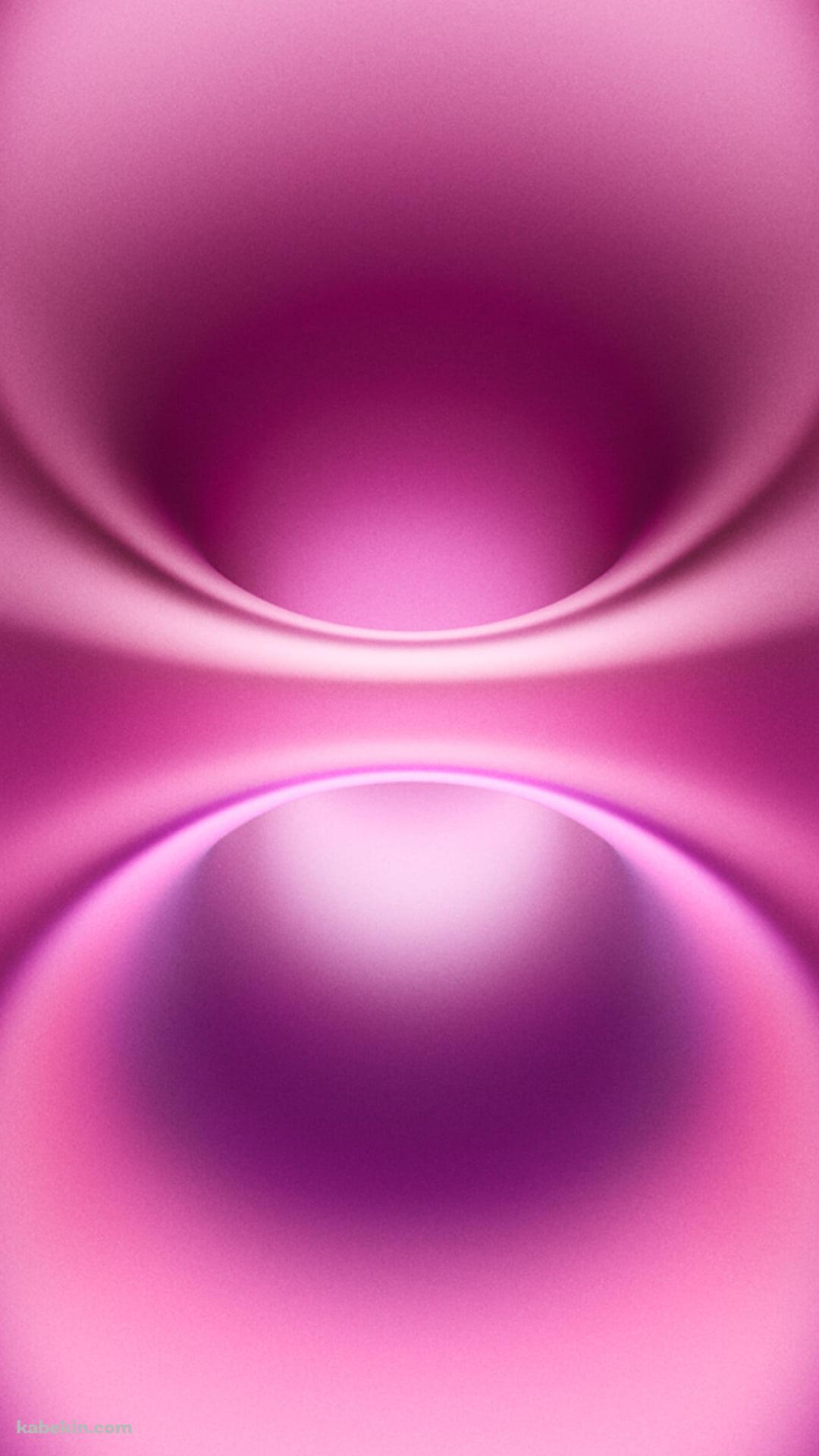 ピンクのグラデーション / 楕円 / iOSのAndroidの壁紙(1080px x 1920px) スマホ用