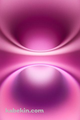 ピンクのグラデーション / 楕円 / iOSのAndroidの壁紙(320px x 480px) スマホ用
