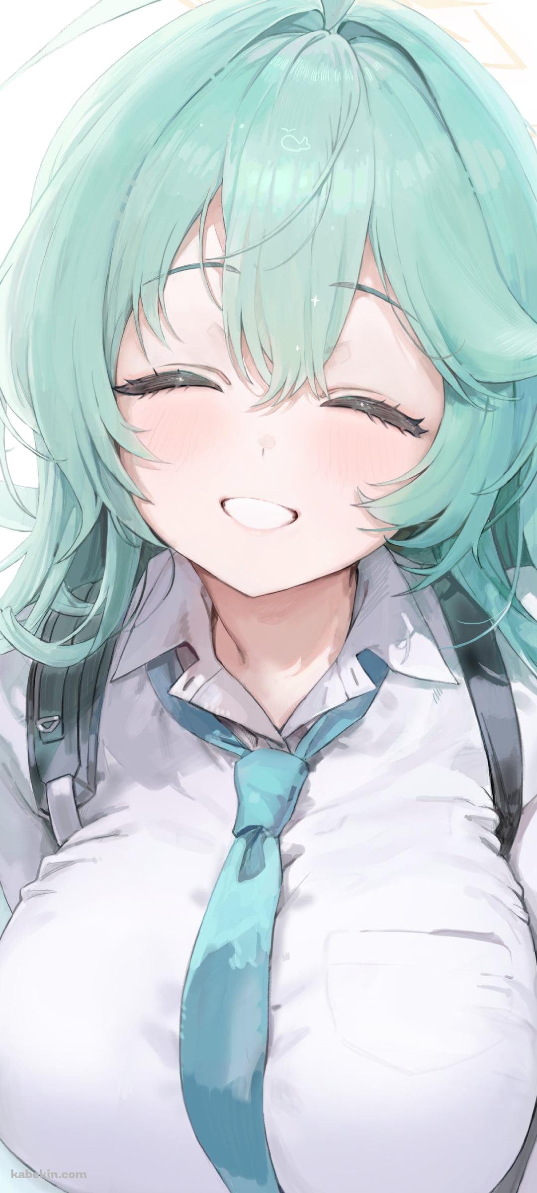満面の笑みの梔子ユメ / ブルーアーカイブのAndroidの壁紙(1080px x 2400px) スマホ用