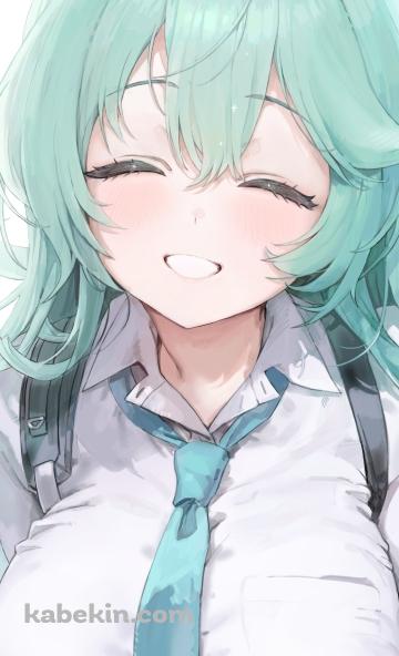 満面の笑みの梔子ユメ / ブルーアーカイブのAndroidの壁紙(360px x 592px) スマホ用