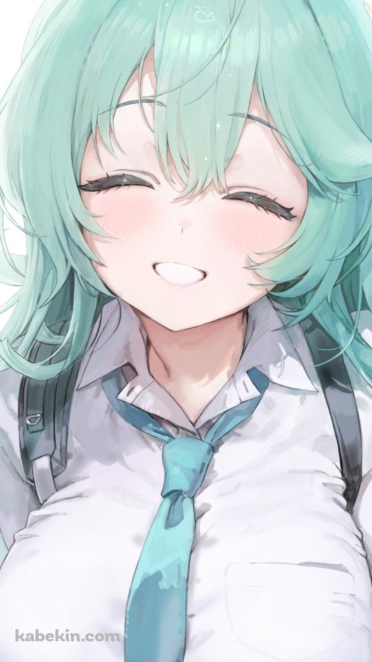 満面の笑みの梔子ユメ / ブルーアーカイブのAndroidの壁紙(540px x 960px) スマホ用