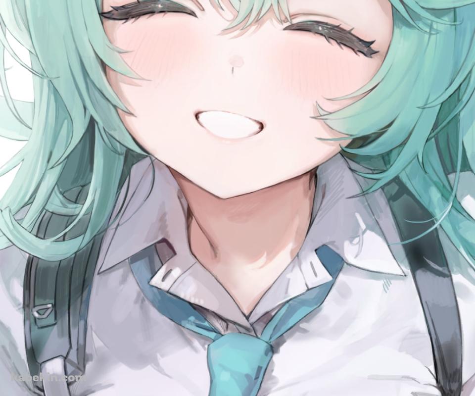 満面の笑みの梔子ユメ / ブルーアーカイブのAndroidの壁紙(960px x 800px) スマホ用
