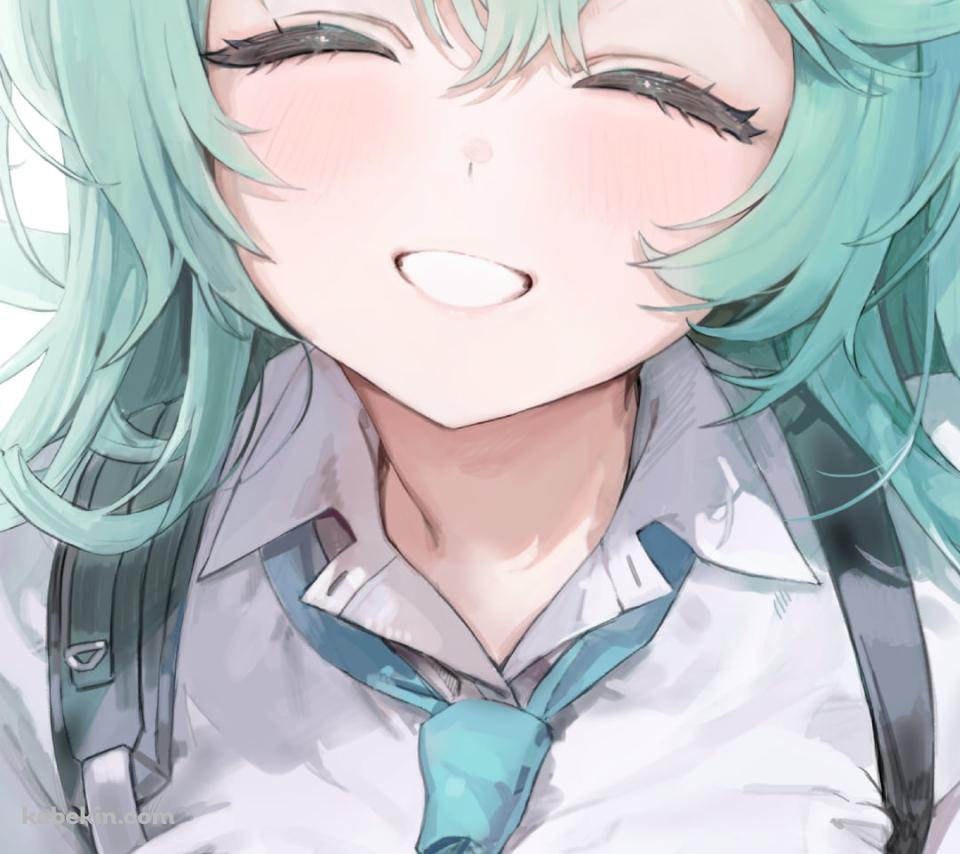 満面の笑みの梔子ユメ / ブルーアーカイブのAndroidの壁紙(960px x 854px) スマホ用