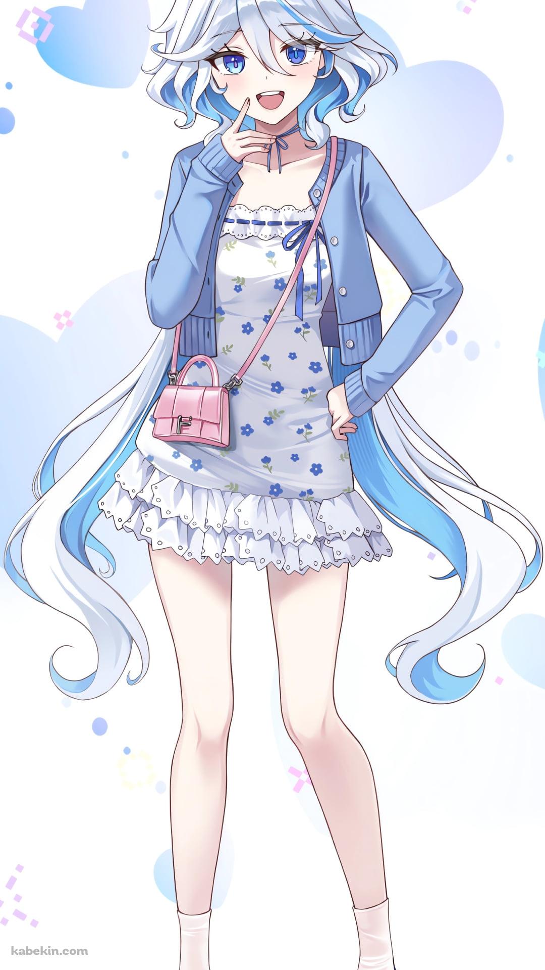 私服姿のフリーナ / 原神のAndroidの壁紙(1080px x 1920px) スマホ用