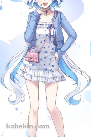 私服姿のフリーナ / 原神のAndroidの壁紙(320px x 480px) スマホ用