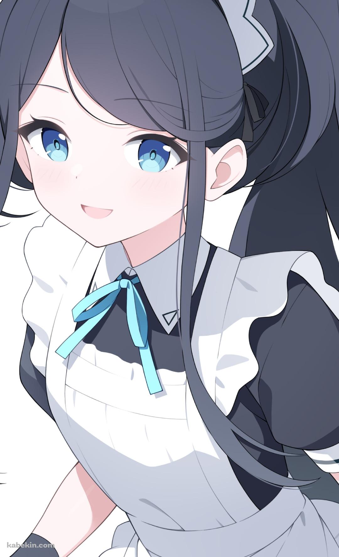 箒を持つメイド姿の天童アリス / ブルーアーカイブのAndroidの壁紙(1080px x 1776px) スマホ用
