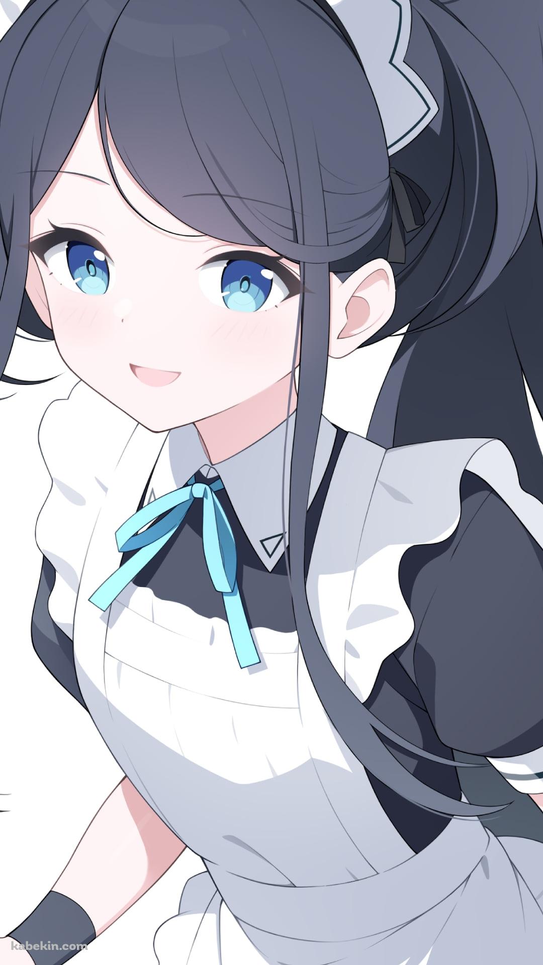 箒を持つメイド姿の天童アリス / ブルーアーカイブのAndroidの壁紙(1080px x 1920px) スマホ用