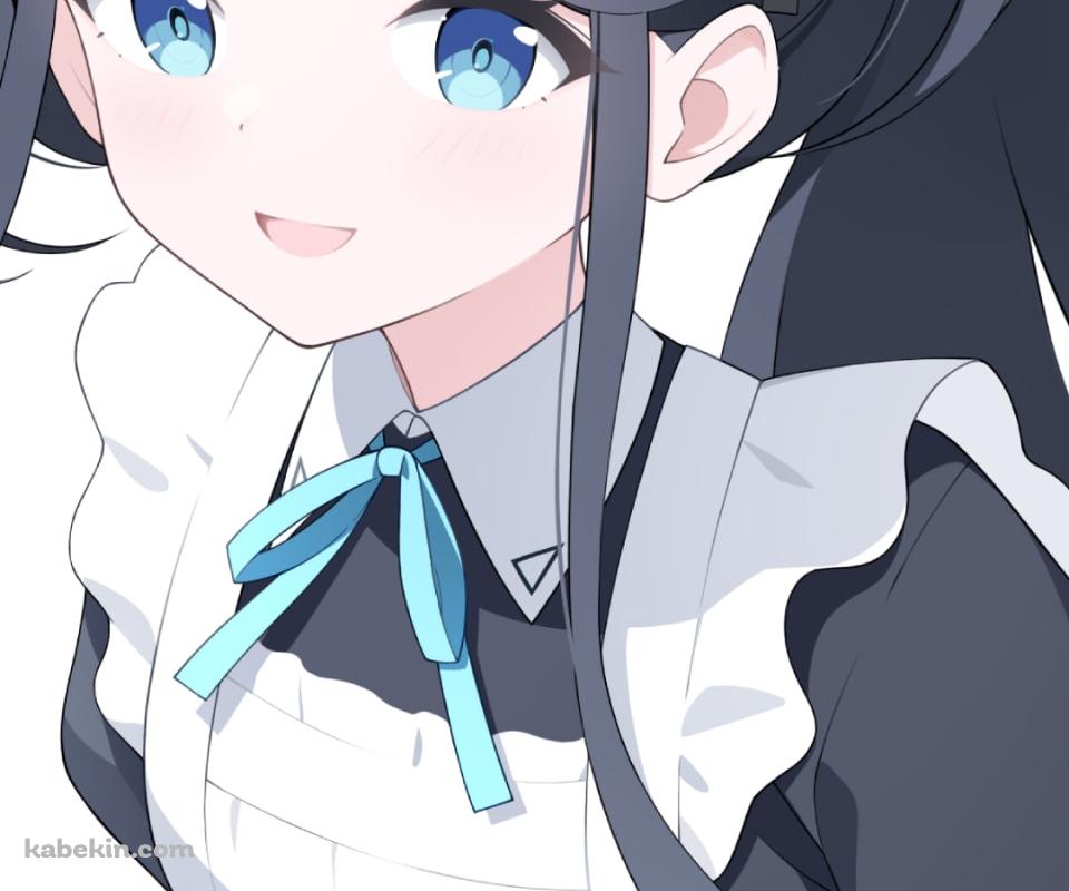 箒を持つメイド姿の天童アリス / ブルーアーカイブのAndroidの壁紙(960px x 800px) スマホ用
