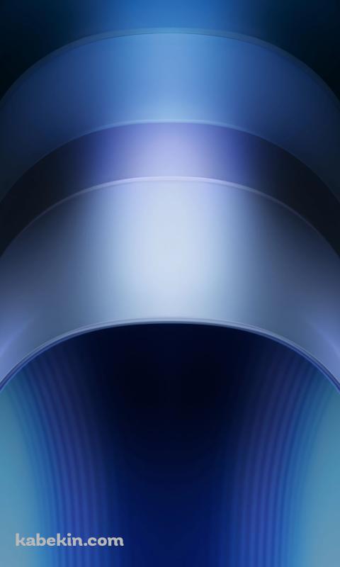 青いグラデーションの円 / IQOO Neo9 ProのAndroidの壁紙(480px x 800px) スマホ用