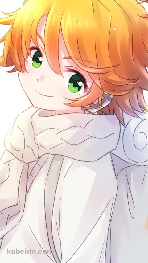 微笑むエマ / 約ネバ / 約束のネバーランドのAndroidの壁紙(480px x 854px) スマホ用