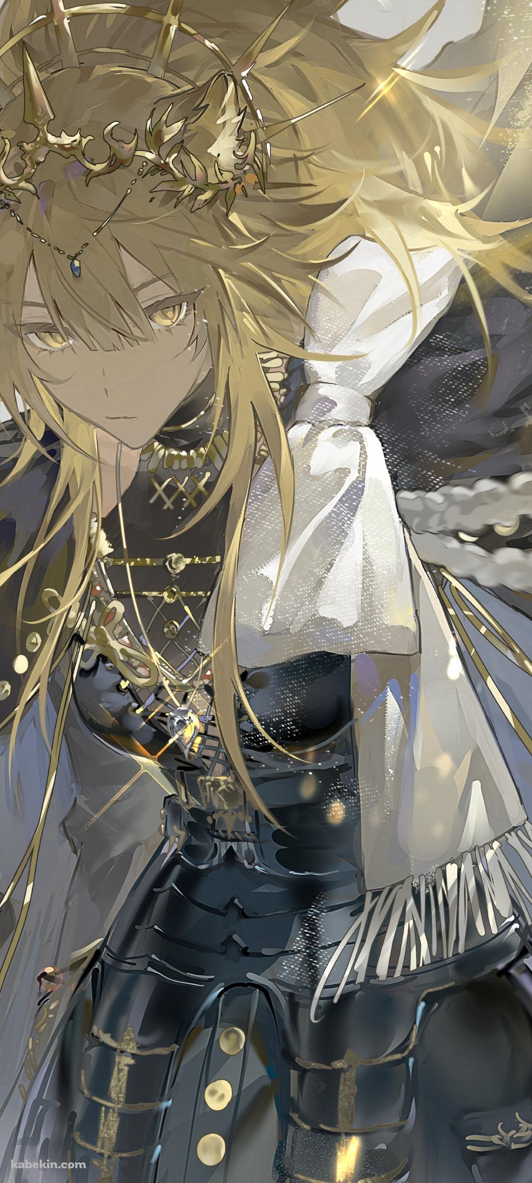 黒い甲冑を着たシージ / アークナイツのAndroidの壁紙(1080px x 2400px) スマホ用