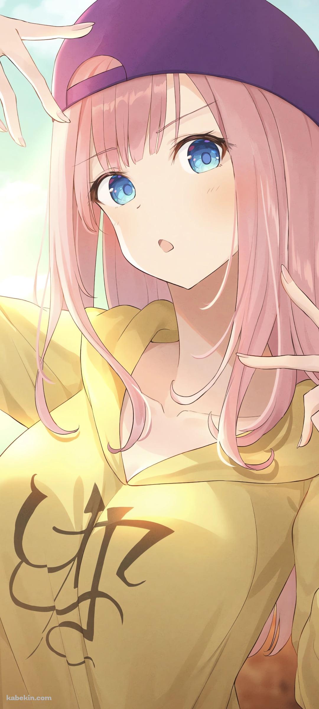 ポーズを取る藤原千花 / かぐや様は告らせたい～天才たちの恋愛頭脳戦～のAndroidの壁紙(1080px x 2400px) スマホ用