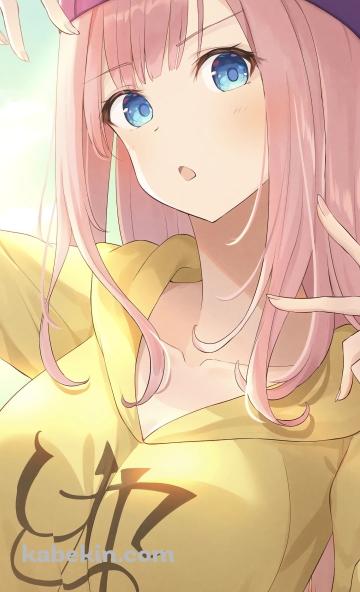 ポーズを取る藤原千花 / かぐや様は告らせたい～天才たちの恋愛頭脳戦～のAndroidの壁紙(360px x 592px) スマホ用